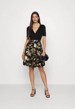 Anna Field Cocktailjurk - Black/Gold -Damesmode 68e6db680b104824a8551959f7e1b169