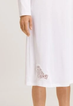 HANRO Naila - Nachtjapon - White -Damesmode 6c8dd08765574b1d8b62254b174a1b16