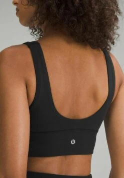 Lululemon Align™ V-Neck C/D - Sport-Bh Met Medium Support - Black -Damesmode 703cccdc12a04a799d8e626116af1087
