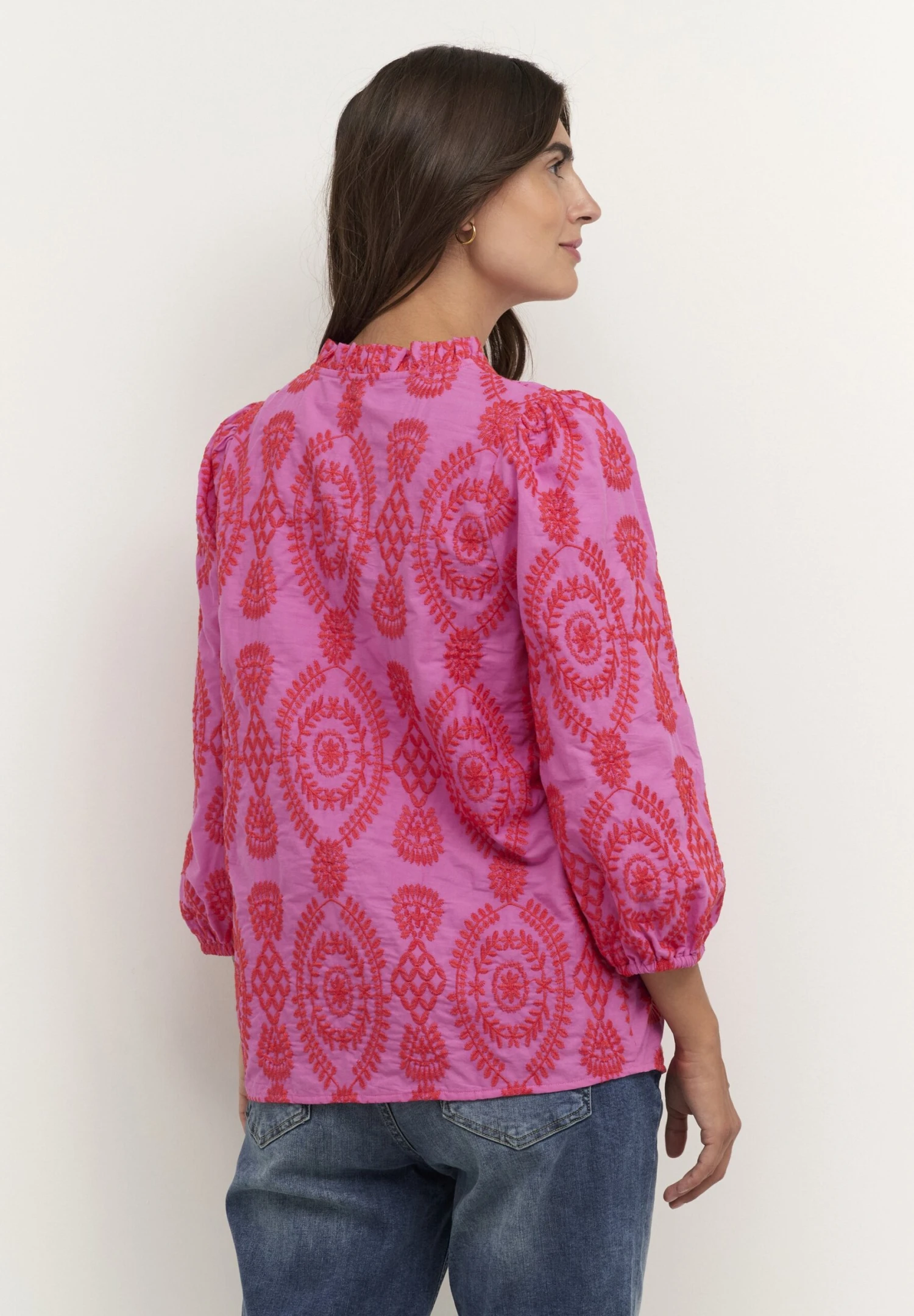 Culture Cutia - Blouse - Fuchsia Pink 5 Culture Cutia - Blouse - Fuchsia Pink - Afbeelding 3