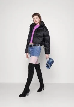 Calvin Klein Shine Puffer Down Coat - Gewatteerde Jas - Black -Damesmode 710a19860e0d48228b7ca643c12be496