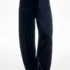 PULL & BEAR Satin Parachute - Broek - Mottled Black -Damesmode 7226559e7c884d37ae54642fcb004a47