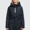 Khujo Lauren - Parka - Dunkelgrau -Damesmode 7228ecd5b33b4234bc0af07440ac71fb