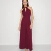 Wal G Arry Wide Leg- Jumpsuit - Wine 2 Wal G Arry Wide Leg- Jumpsuit - Wine -Damesmode 72a25eafc957449b83b920b11c409777