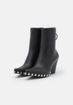 Jeffrey Campbell Walton - Cowboy-/Bikerlaarsjes - Black -Damesmode 777ea2f9550b482e95b02bf7f8453e19