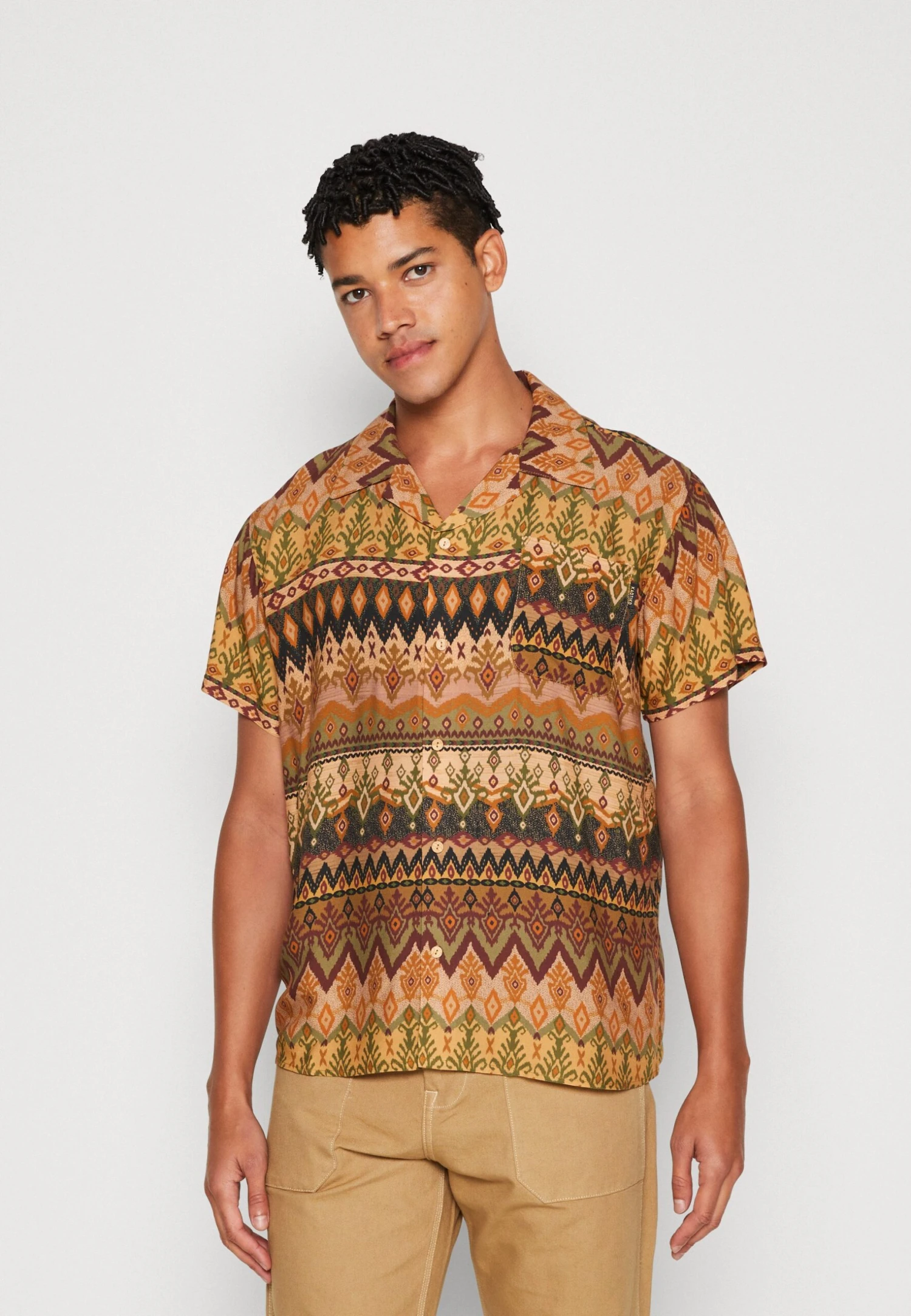 Kaotiko Shirt Mojave Unisex - Overhemdblouse - Brown 3 Kaotiko Shirt Mojave Unisex - Overhemdblouse - Brown