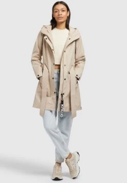 Khujo Lauren - Parka - Hellbeige -Damesmode 79ec91df573f4ba58c4488595cde8be3