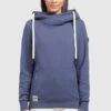 Khujo Rhabea - Hoodie - Dunkelblau -Damesmode 7b06425f3cfa426198d1ce1cd904d2a5