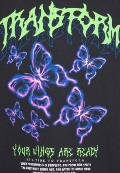 YOURTURN Unisex - T-Shirt Print - Black -Damesmode 7b6ab0c5d5f9470dbd8587049ae6acee