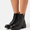 Veterboots - Black -Damesmode 7cacda6e792543c0a48d7db72b3b7fde