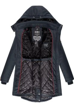 Marikoo Kamii - Winterjas - Dark Blue -Damesmode 7fff4f55d513486f95dc4c749f0ece17