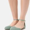 Anna Field Ballerina'S Met Enkelbandjes - Mint -Damesmode 83408202f28e4d838211272ee5b9a9d9