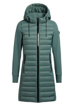 Khujo Ruth Matt - Winterjas - Kupfergrün -Damesmode 83eba495154e48c58758e196cca500d7