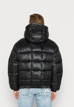 Calvin Klein Jeans Shine Puffer Unisex - Winterjas - Black -Damesmode 85c58a82996848ac800cbe53f109c9fe