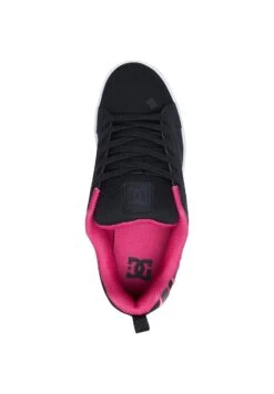 DC SHOES Court Graffik - Sneakers Laag - Black/Pink Stencil -Damesmode 869cf91cfdae45ac828dc6a7a12cb0d7