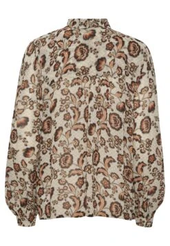 Part Two Viktorine - Overhemdblouse - Koi Japanese Flower Print -Damesmode 86b0d4783d61436399ea637b21f9af87