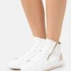 Gabor Comfort Sneakers Laag - Weiss/Muschl/Gold -Damesmode 89e7710db90e458998ce78fdda3d015e