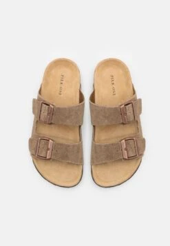 Pier One Leather Unisex - Pantoffels - Stone 11 Pier One Leather Unisex - Pantoffels - Stone -Damesmode 8a668f54d8c54cffbe49465b492ae069