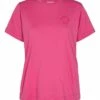 Moves Nielli - T-Shirt Basic - Shocking Pink -Damesmode 8b01b7783c984ad08a652008d789e24d