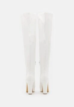 Anna Field Overknee Laarzen - White -Damesmode 8bc8a59566c04b2dbbc6b5b18d351f2c
