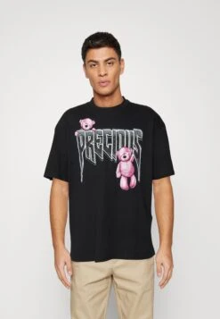 YOURTURN Unisex - T-Shirt Print - Black