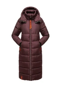 Navahoo Kristallblume - Winterjas - Dark Red Melange -Damesmode 8e82a245519b483db516ebaf29f52dfa