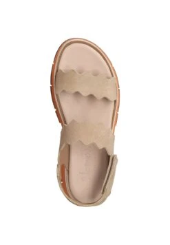 Sandalen Met Plateauzool - Beige -Damesmode 8f3525b6e6894b5597ffe38ef9cf352f