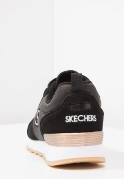 Skechers Sneakers Laag - Black /Rose Gold -Damesmode 8f36335955b942fe91feb3303dd92a1b