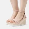 Anna Field Sandalen Met Sleehak - Light Pink -Damesmode 90a39d6f3d454da68a54eac5d8767b6f