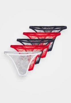 Anna Field 5 Pack - String - Red/Blue/White -Damesmode 922a7cbbea3c4736937b922f425e5eb5