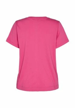 Moves Nielli - T-Shirt Basic - Shocking Pink -Damesmode 92a4cf506fc7430dbb9ea57fa28c5b25