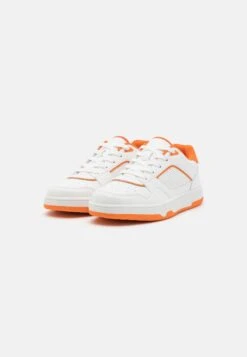 Sneakers Laag - White/Orange -Damesmode 942ab1e2a7814729a849f8a453c4132f