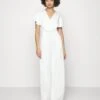Wedding Betty V Neck Wrap - Jumpsuit - White -Damesmode 943a4cf41ada49e39d06fb5702ea2691