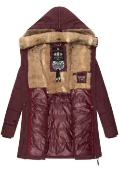 Marikoo Lieblings - Winterjas - Dark Red Melange -Damesmode 946da30be27d47e4a4f8c250666d3f96