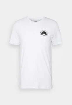 YOURTURN Eye Moon Tee Unisex - T-Shirt Print - White -Damesmode 9540b6bb494b433a913990d84a6cc629