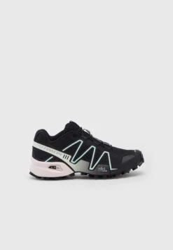 Salomon Speedcross 3 - Sneakers Laag - Black/Bleached Aqua/Silver Metallic -Damesmode 9559d6dea64147b1bffa83cf9675787f