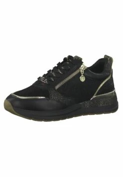 Tamaris Sneakers Laag - Black Gold -Damesmode 98ed213943cf40678acff599e9ead1f0
