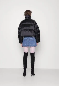 Calvin Klein Shine Puffer Down Coat - Gewatteerde Jas - Black -Damesmode 9a5b70a332474441b72012a92e7a7cc4