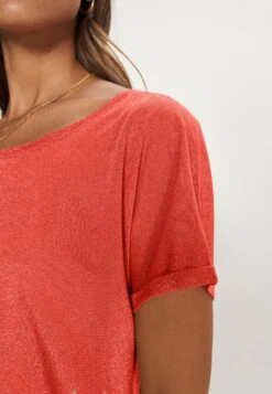 Mos Mosh Kay Tee - T-Shirt Basic - Burnt Ochre 11 Mos Mosh Kay Tee - T-Shirt Basic - Burnt Ochre -Damesmode 9b4e1209f78c49ef8443629c0112700a