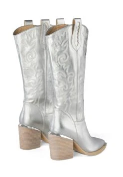 Alma En Pena Cynar - Cowboy-/Bikerlaarzen - Plata -Damesmode 9d2f68b91b714bdf93c723a44296365d