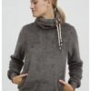 OXMO Oxanniki - Fleece Trui - Grey 2 OXMO Oxanniki - Fleece Trui - Grey -Damesmode 9ed3790650cd442ba3d40085d1bd0e3f