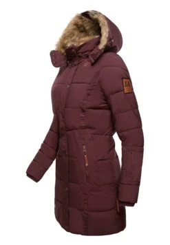 Marikoo Lieblings - Winterjas - Dark Red Melange -Damesmode 9f22bee11a044d7ab4ce2383140ee447