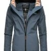Marikoo Erdbeere - Outdoorjas - Dusty Blue -Damesmode a091003d119d4feb95156511943c708d