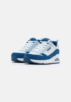 Uno - Sneakers Laag - Blue/White -Damesmode a1526cccc03749a8a3700805fb6aaed1