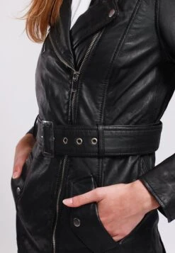 Lee Cooper Beatriz - Leren Jas - Black -Damesmode a2284fc3dc59425da9a9db30ff82d8f9