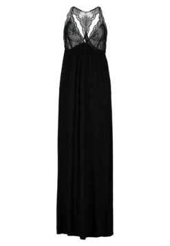 Anna Field Anna Long Viscose Dress- Nachtjapon - Black -Damesmode a29eb6fb26b74df3b7d7c4a763c5ddc9