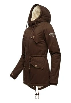 Marikoo Manolya - Winterjas - Dark Choco -Damesmode a2f4c13d7ff441778ea7251017823084