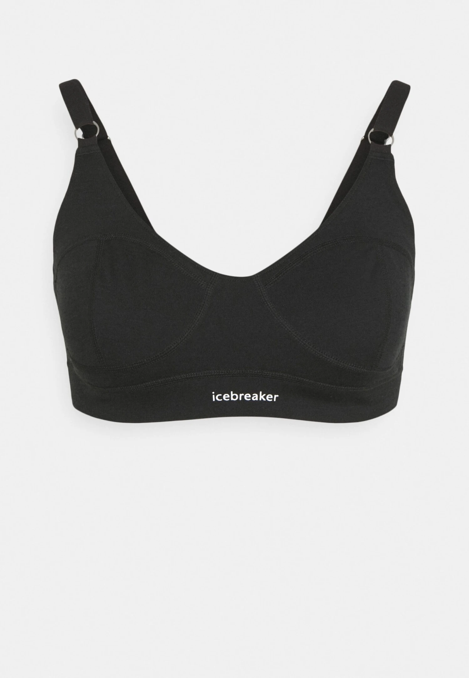 Icebreaker Merino Queens Clasp Bra - Sport Bh - Black 6 Icebreaker Merino Queens Clasp Bra - Sport Bh - Black - Afbeelding 4