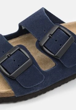 Pier One Leather Unisex - Pantoffels - Dark Blue -Damesmode a5a88158e25a4eb4b3e59dc262861c25