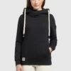 Khujo Rhabea - Hoodie - Schwarz -Damesmode a5f7ed74af40494e8bd962a6e3933d34